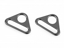 Triangle-Ringe mit Steg aus Metall Breite 31 mm 2. Wahl