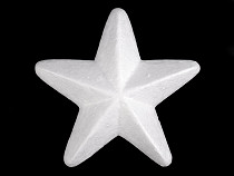 Étoile 3D en polystyrène, Ø 14 cm 