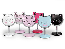Lusterko kosmetyczne stojące kotek