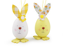 Wielkanocna dekoracja zajączek / jajeczko do zawieszenia i postawienia 
