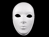 Maschera di Carnevale per gli occhi, per pittura, attività di fai-da-te, motivo: veneziano