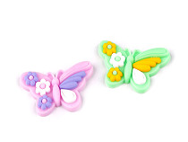 Farfalla in silicone 3D, da incollare, mix di colori