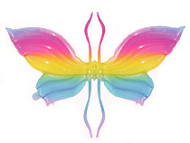 Inflatable butterfly wings