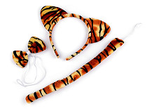 Set da Carnevale: motivo: gatto, dalmata, topo, tigre