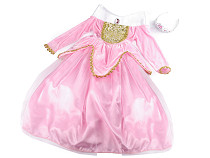 Karnevalový kostým princezná - šaty, čelenka