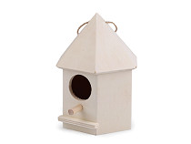 Wooden birdhouse for DIY painting