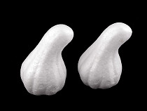 Zucca in polistirolo, dimensioni: 7 x 10,5 cm 
