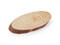 Platou oval din lemn