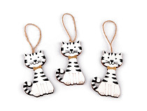 Wooden Cat Decoration for hanging
