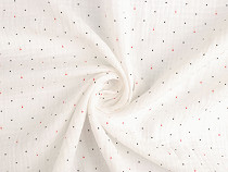 Muslin Cheesecloth Fabric, Double, Polka Dots