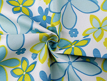 Outdoor Fabric 600D for Strollers, PVC coated, Flowers