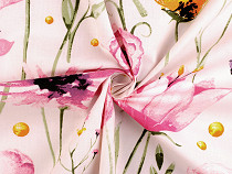 Tessuto / Tela di cotone: motivo: fiori