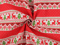 Decorative Christmas fabric, rough