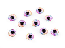 Ojos de cristal para pegar, Ø10 y 12 mm