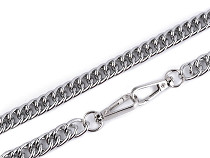 Chain for handbag with carabiner, length 120 cm