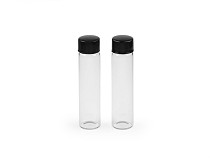Glass bottle with screw cap 16x68 mm