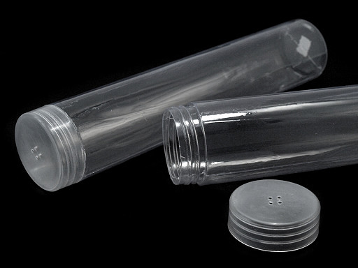 Tube conteneur en plastique - couvercle à vis; Ø 35 mm