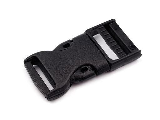 Side release buckle with strap adjuster width 20 mm