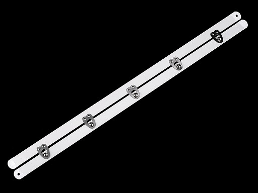 Corsetería - Cierres de corsé, ancho 12 mm largo 30; 35cm