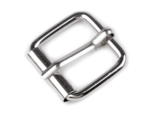 Klamra / sprzączka metalowa otwór do przewlekania 20; 25 mm