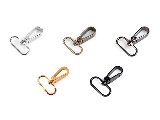 Metal Swivel Snap Hook / Carabiner, fits 32 mm strap