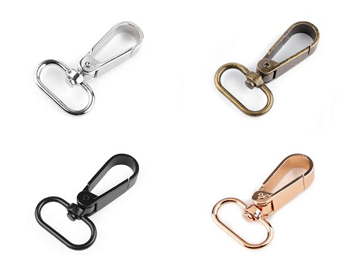 Metal Swivel Snap Hook / Carabiner, 25 mm