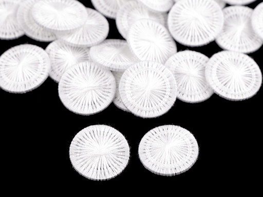 White Dorset Thread Buttons 24' , 26' and 28'