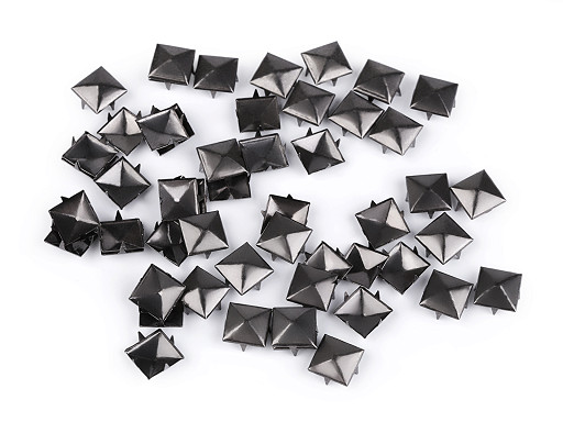 Alfileres de acero inoxidable tipo pirámide para ropa 12x12 mm