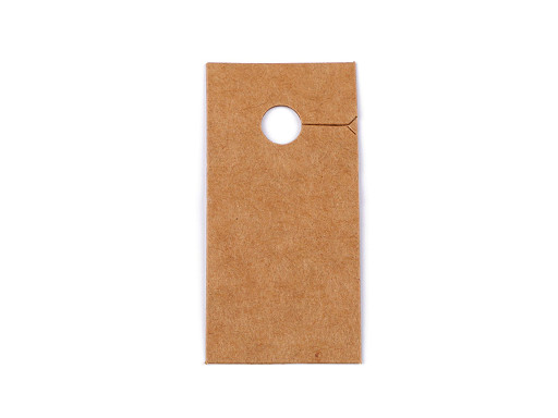 Paper tags for zippers 30x60 mm