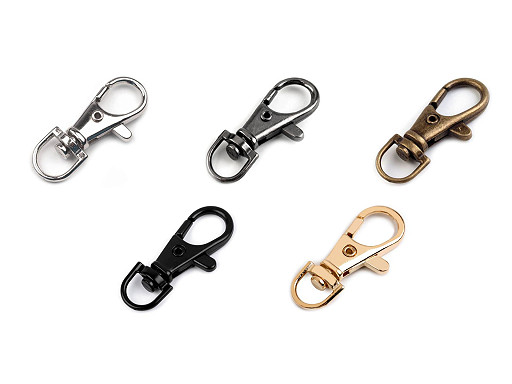 Metal Swivel Snap Hook / Carabiner, 10 mm