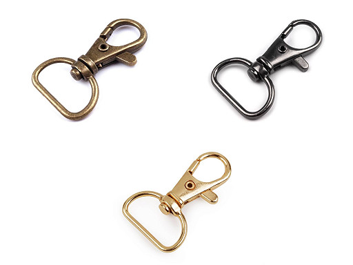 Metal Swivel Snap Hook / Carabiner, 18 mm