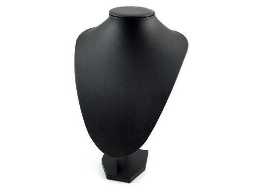 Bust Necklace Jewellery Display 22x28 cm imitation leather