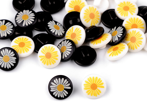Button size 18' Flower