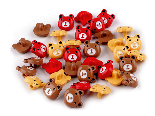 Bouton Ours pour enfant, taille 28