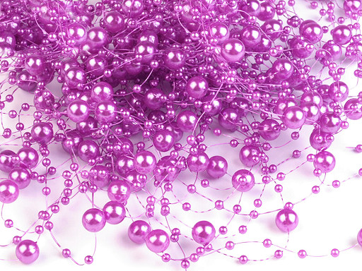 Перли върху найлон Ø7 мм дължина 130 см