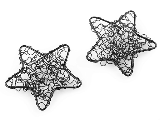 Décoration étoile en fil métallique, Ø 50 mm