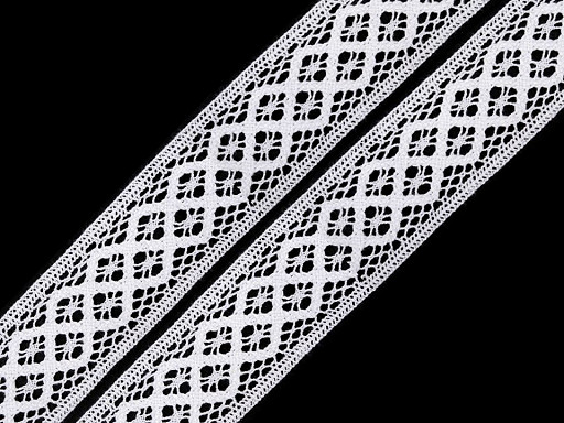 Cotton Bobbin Lace Trim width 45 mm