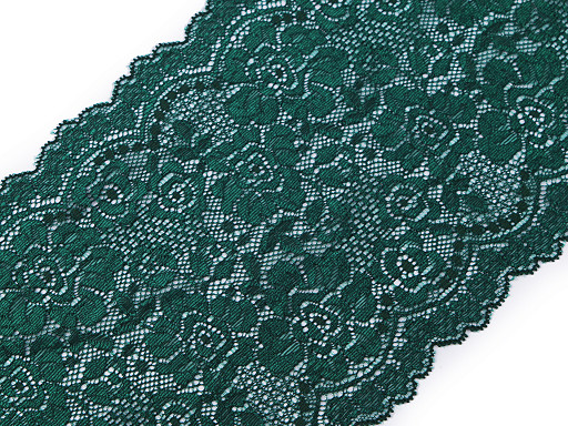 Liseré en dentelle élastique, largeur 18 cm