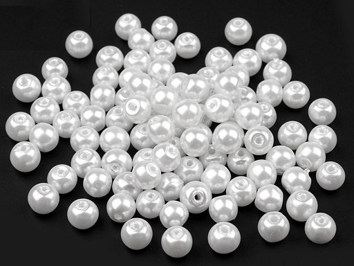 Round Glass Pearl Imitation Beads Ø6 mm