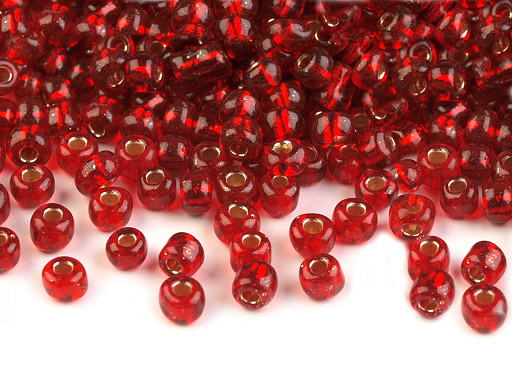 Glass Seed Beads "Rocaille" 6/0 with pulling hole 4mm
