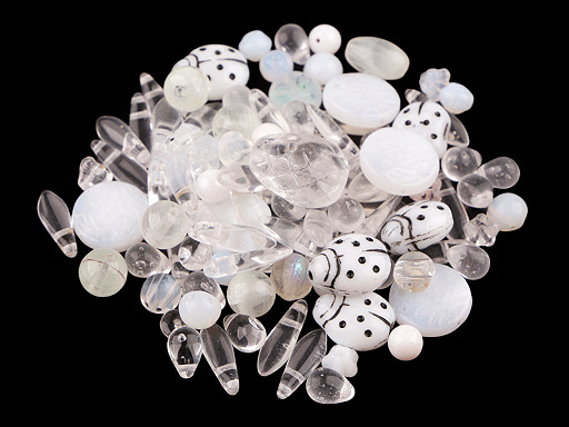 Mixed Glass Beads, 2nd quality