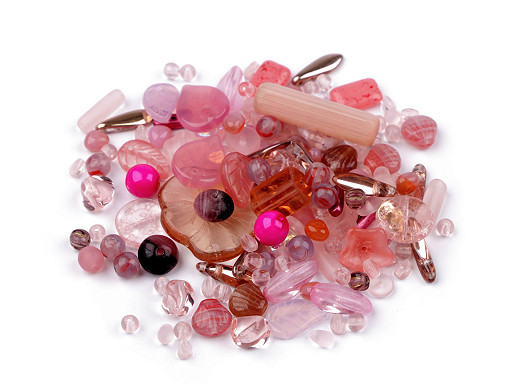 Mixed Rumsh Glass Beads