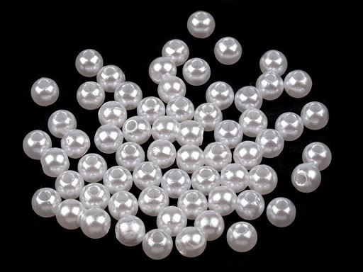 Perline imitazione plastica, Glance, Ø 6 mm
