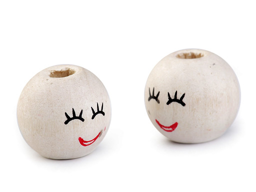 D�ev�n� kor�lky s obli�ejem &Oslash;18 mm