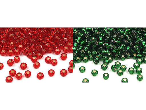 Стъклени мъниста Preciosa 8/0 – 3 мм с вътрешно оцветяване