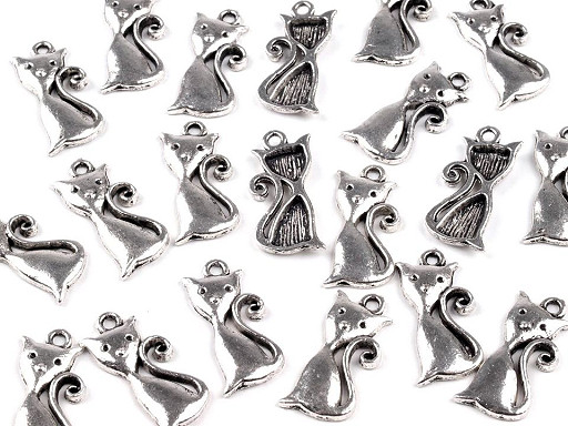 Anhänger Katze 12 x 25 mm