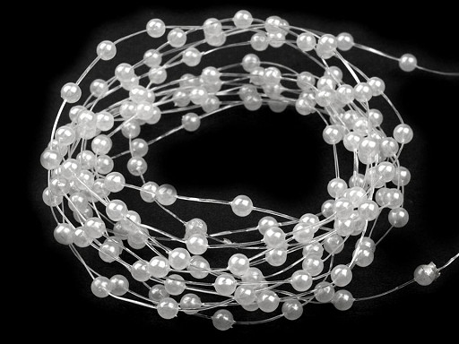 Ghirlandă decorativă perle, Ø2-3 mm