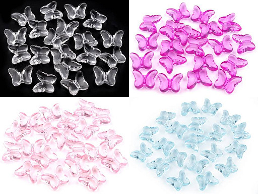 Plastov� kor�lky mot�l 15x18 mm