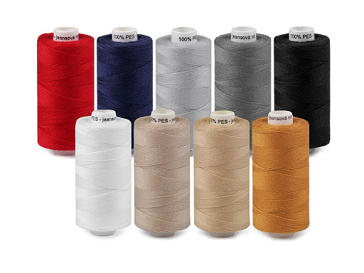 100% Polyester Jeans Sewing Thread  200 m 30x3