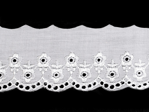 Madère - broderie anglaise en dentelle, largeur 60 mm